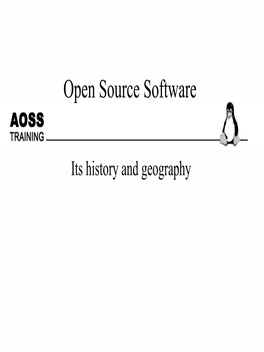 Open Source Software