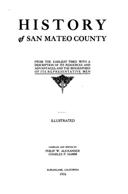 History of San Mateo County