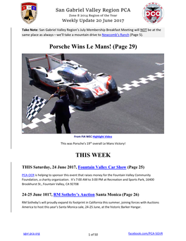 Porsche Wins Le Mans! (Page 29)