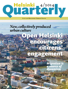 Open Helsinki Encourages Citizens' Engagement