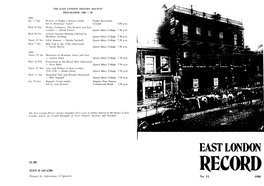 East London Record