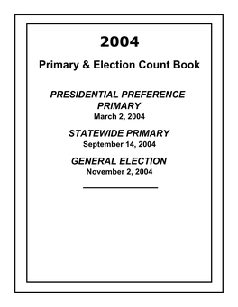 2004 Count Book