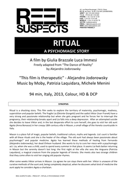 Ritual a Psychomagic Story