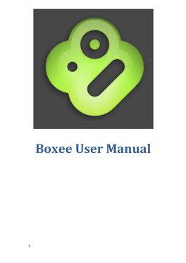 Boxee User Manual