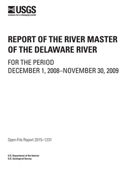 Report of the River Master of the Delaware River