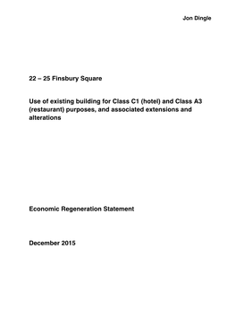 Hotel) and Class A3 (Restaurant) Purposes, and Associated Extensions and Alterations