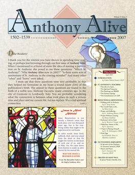 St. Anthony Newsletter