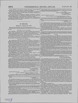 Congressional Record-Senate. January 29