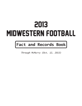 2013 Midwestern Football