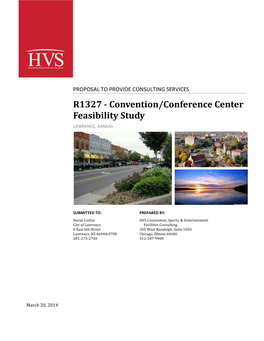 Convention/Conference Center Feasibility Study LAWRENCE, KANSAS