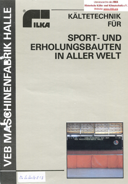 Sport- Und Erholungsbauten in Aller Welt