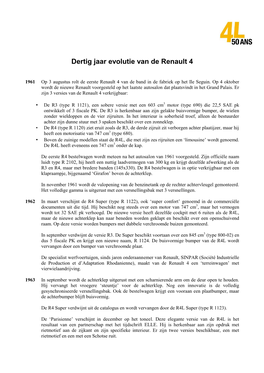 Dertig Jaar Evolutie Van De Renault 4