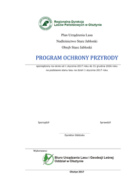 Program Ochrony Przyrody