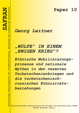 „Wölfe“ in Einem „Ewigen Krieg“