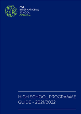 High School Curriculum Guide 2021