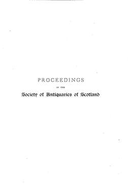 Society of Bntiquanes of Scotlanb