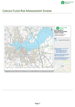 Carlisle Flood Risk Management Scheme Booklet