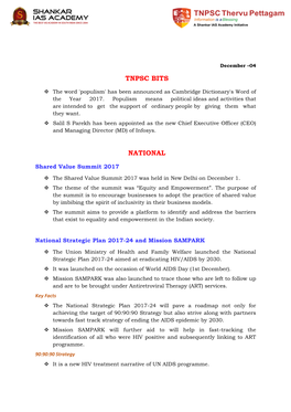 Tnpsc Bits National