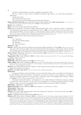 Baculus: A] = Aspersorio; B] Manico Del *Flabello Liturgico; C] = Pastorale; D] = Bacolo Del Cantore