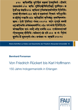 Von Friedrich Rückert Bis Karl Hoffmann