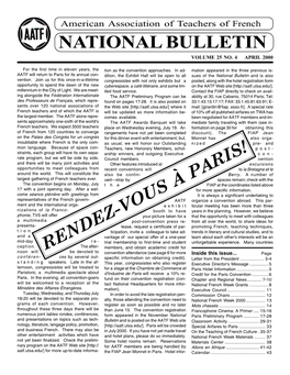 National Bulletin Volume 25 No