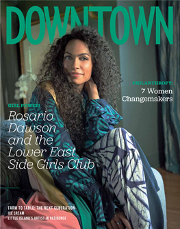 Rosario Dawson and the Lower East Side Girls Club