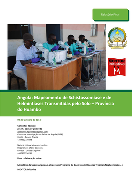 Angola: Mapeamento De Schistossomíase E De