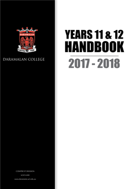 Handbook Daramalan College 2017 - 2018