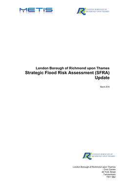 Strategic Flood Risk Assessment (SFRA) Update