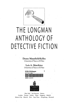 The Longman Anthology of Detective Fiction