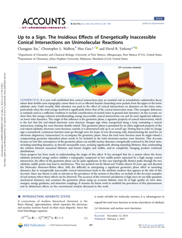 Up to a Sign. the Insidious Effects of Energetically Inaccessible Conical Intersections on Unimolecular Reactions