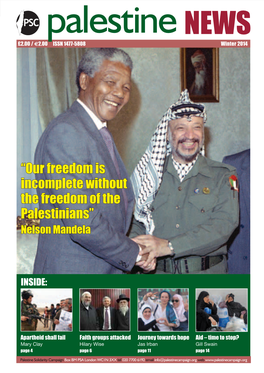 Palestine News Winter 2014