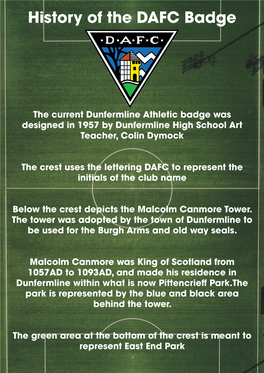 History of the DAFC Badge