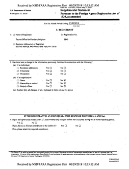 Received by NSD/FARA Registration Unit 06/29/2018 Rlo: 13:12 AM '