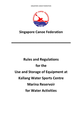 Singapore Canoe Federation