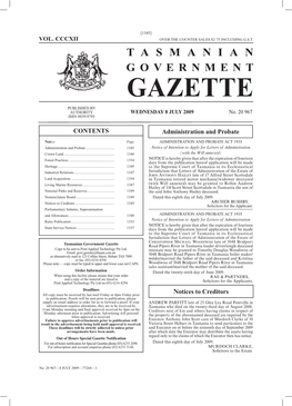 Gazette 20967