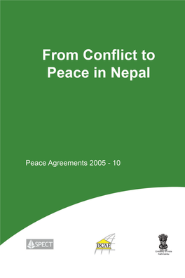 From Conflict to Peace in Nepal