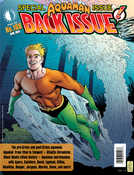 No.108$8.95 ™ Aquaman TM & © DC Comics