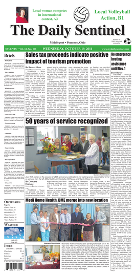 50 Years of Service Recognized AEP, Columbia Gas, BREC and Knox Energy