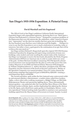 San Diego's 1935-1936 Exposition
