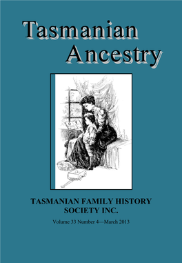 Tasmanian Family History Society Inc