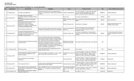 February 2018 Pre-Testing of Questionnaire Evaluate the DA Program on Agricultural Mechanization Victoria, Oriental Mindoro Engr