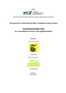 M6 Motorway Section Between Bóly- Ivándárda Country Border