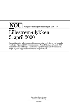 Lillestrøm-Ulykken 5. April 2000