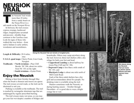 Neusiok Trail Brochure