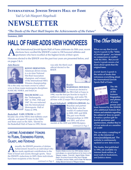 Summer 2009 Newsletter