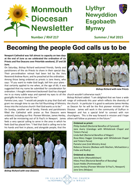 Monmouth Diocesan Newsletter