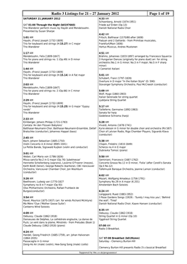 Radio 3 Listings for 21 – 27 January 2012 Page