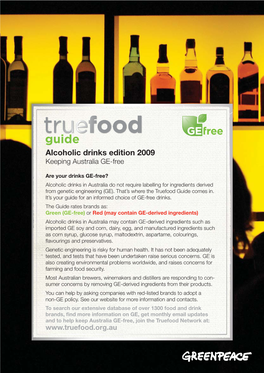 Truefoodguide Alcohol Full.Indd