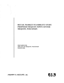 Mequon Town Center Retail Market Feasibility Study (2006)